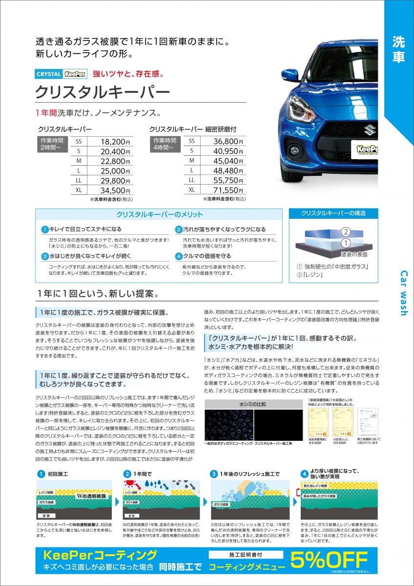 Dr.Driveセルフ岡崎羽根店 | 「キレイを、長く!」のカーコーティング